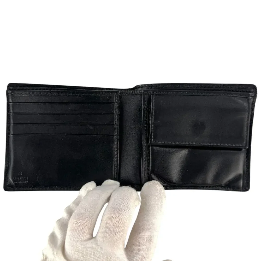 Gucci Monogram King Snake Bifold Wallet